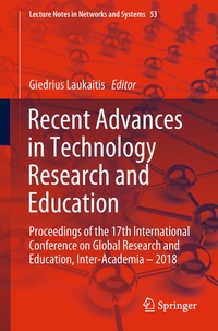 Abbildung von: Recent Advances in Technology Research and Education - Springer