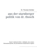 Abbildung von: Aus der Starnberger Politik von Dr. Thosch - BoD - Books on Demand