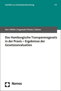 Abbildung von: Das Hamburgische Transparenzgesetz in der Praxis - Nomos