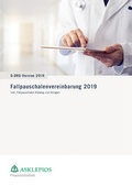 Cover: Fallpauschalen-Vereinbarung 2019 - pictura Werbung