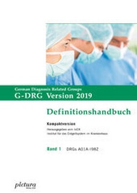 Enlarge image Cover: Definitionshandbuch G-DRG 2019 - pictura Werbung