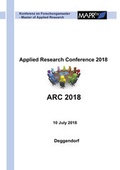 Cover: Applied Research Conference 2018 - Westarp BookOnDemand