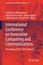 Cover: International Conference on Innovative Computing and Communications - Springer