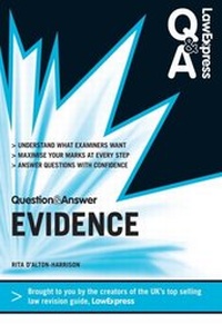 Abbildung von: Law Express Question and Answer: Evidence Law - Longman;Pearson