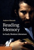 Cover: Reading Memory in Early Modern Literature - Cambridge University Press