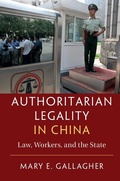 Cover: Authoritarian Legality in China - Cambridge University Press