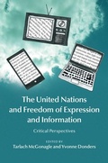Cover: United Nations and Freedom of Expression and Information - Cambridge University Press