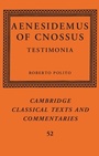 Cover: Aenesidemus of Cnossus - Cambridge University Press