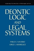 Cover: Deontic Logic and Legal Systems - Cambridge University Press