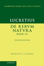 Cover: Lucretius: De Rerum NaturaBook III - Cambridge University Press