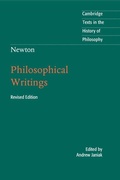Cover: Newton: Philosophical Writings - Cambridge University Press