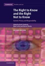 Cover: Right to Know and the Right Not to Know - Cambridge University Press