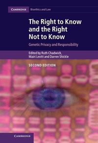 Enlarge image Cover: Right to Know and the Right Not to Know - Cambridge University Press