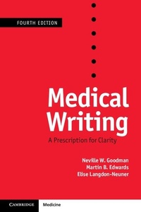 Enlarge image Cover: Medical Writing - Cambridge University Press