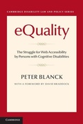 Cover: eQuality - Cambridge University Press