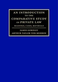 Cover: Introduction to the Comparative Study of Private Law - Cambridge University Press