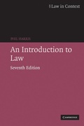 Cover: Introduction to Law - Cambridge University Press