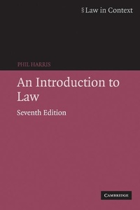 Enlarge image Cover: Introduction to Law - Cambridge University Press