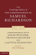 Cover: Correspondence with Sarah Wescomb, Frances Grainger and Laetitia Pilkington - Cambridge University Press