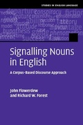 Cover: Signalling Nouns in English - Cambridge University Press