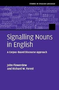 Enlarge image Cover: Signalling Nouns in English - Cambridge University Press