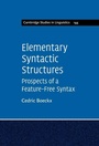 Cover: Elementary Syntactic Structures - Cambridge University Press