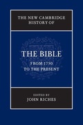Cover: New Cambridge History of the Bible: Volume 4, From 1750 to the Present - Cambridge University Press
