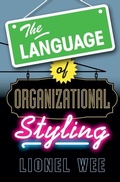 Cover: Language of Organizational Styling - Cambridge University Press