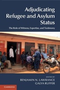 Cover: Adjudicating Refugee and Asylum Status - Cambridge University Press