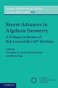 Cover: Recent Advances in Algebraic Geometry - Cambridge University Press