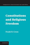 Cover: Constitutions and Religious Freedom - Cambridge University Press