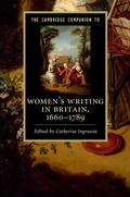 Cover: Cambridge Companion to Women's Writing in Britain, 1660-1789 - Cambridge University Press