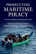 Cover: Prosecuting Maritime Piracy - Cambridge University Press