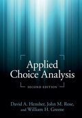 Cover: Applied Choice Analysis - Cambridge University Press