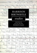 Cover: Harrison Birtwistle Studies - Cambridge University Press