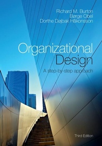 Enlarge image Cover: Organizational Design - Cambridge University Press