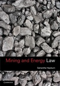 Cover: Mining and Energy Law - Cambridge University Press