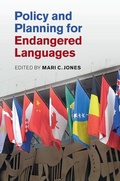 Cover: Policy and Planning for Endangered Languages - Cambridge University Press