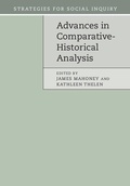 Cover: Advances in Comparative-Historical Analysis - Cambridge University Press