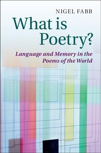 Enlarge image Cover: What is Poetry? - Cambridge University Press