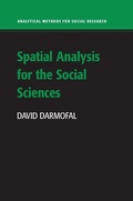 Cover: Spatial Analysis for the Social Sciences - Cambridge University Press