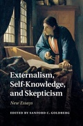 Cover: Externalism, Self-Knowledge, and Skepticism - Cambridge University Press