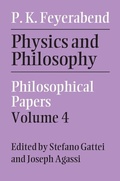 Cover: Physics and Philosophy: Volume 4 - Cambridge University Press