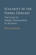 Cover: Scalarity in the Verbal Domain - Cambridge University Press