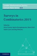 Cover: Surveys in Combinatorics 2015 - Cambridge University Press