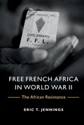 Cover: Free French Africa in World War II - Cambridge University Press