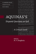 Cover: Aquinas's Disputed Questions on Evil - Cambridge University Press