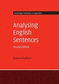 Cover: Analysing English Sentences - Cambridge University Press