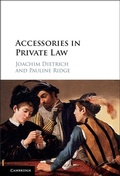 Cover: Accessories in Private Law - Cambridge University Press