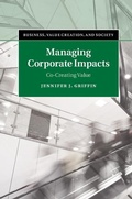 Cover: Managing Corporate Impacts - Cambridge University Press